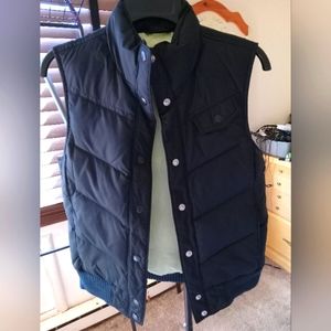 The Gap Blue Puffer Vest Size Small